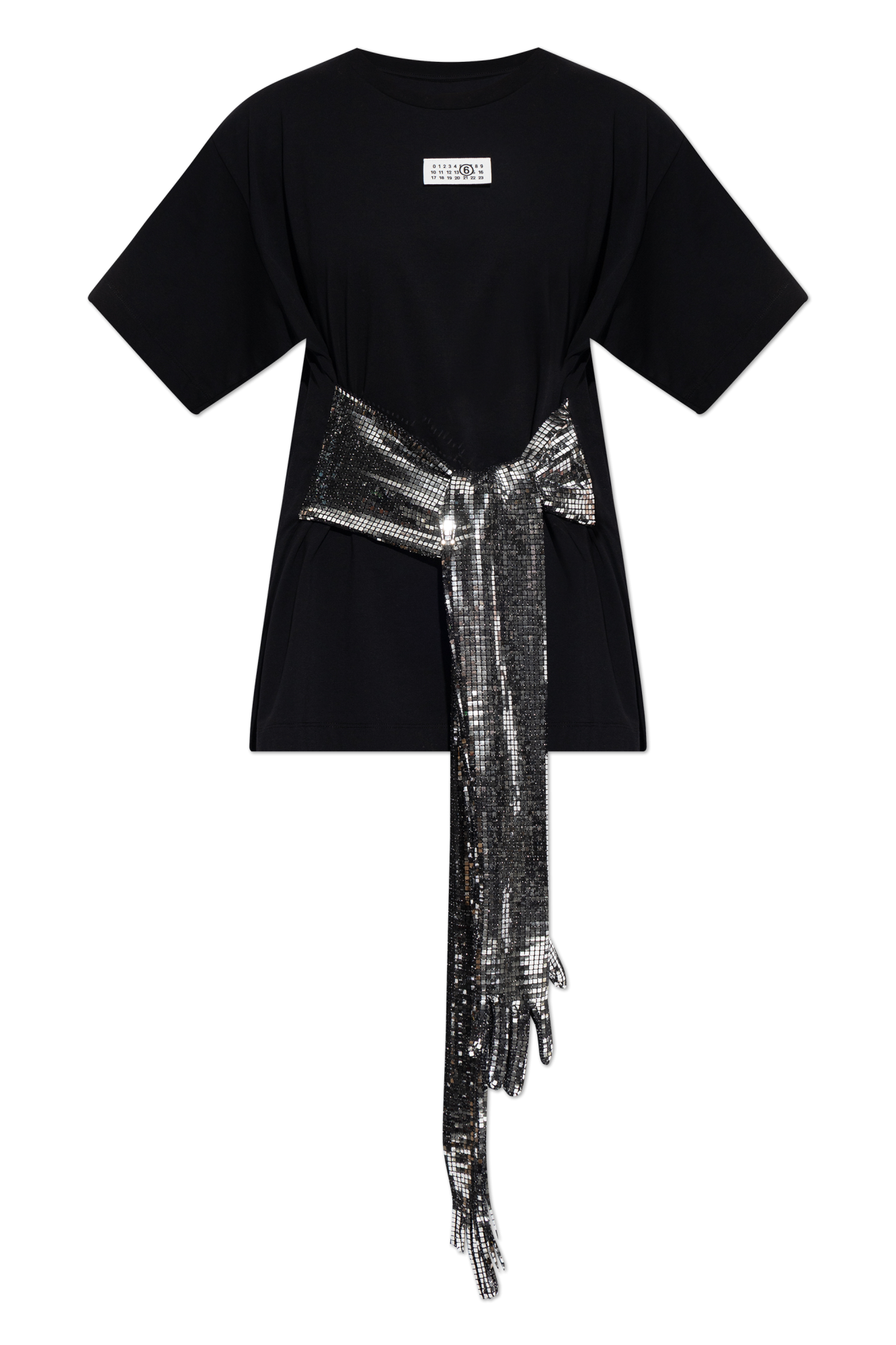 MM6 Maison Margiela T-shirt with long gloves | Women's | Vitkac
